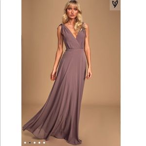 Dance the Night Away Dusty Purple Backless Maxi